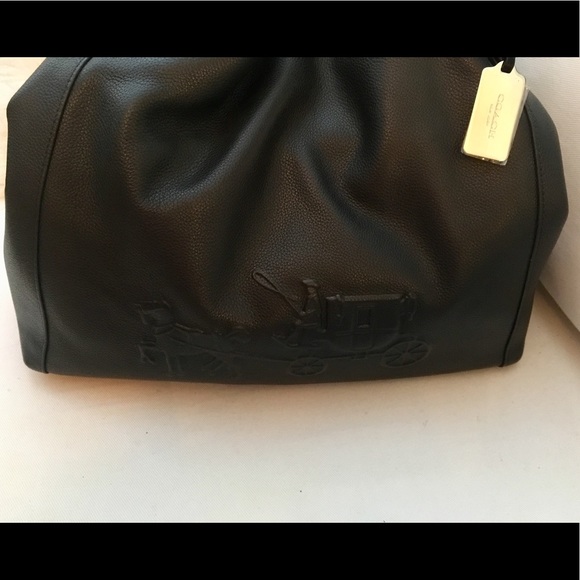 BNWT! Coach LE Edie Embossed Leather Bag - Picture 2 of 8